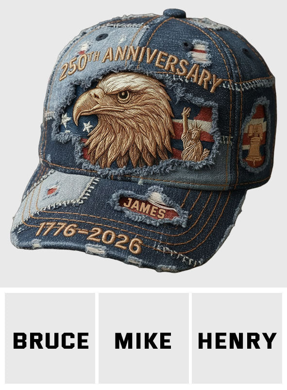 Casquette Patriot Classic personnalisée pour le 250e anniversaire des États-Unis