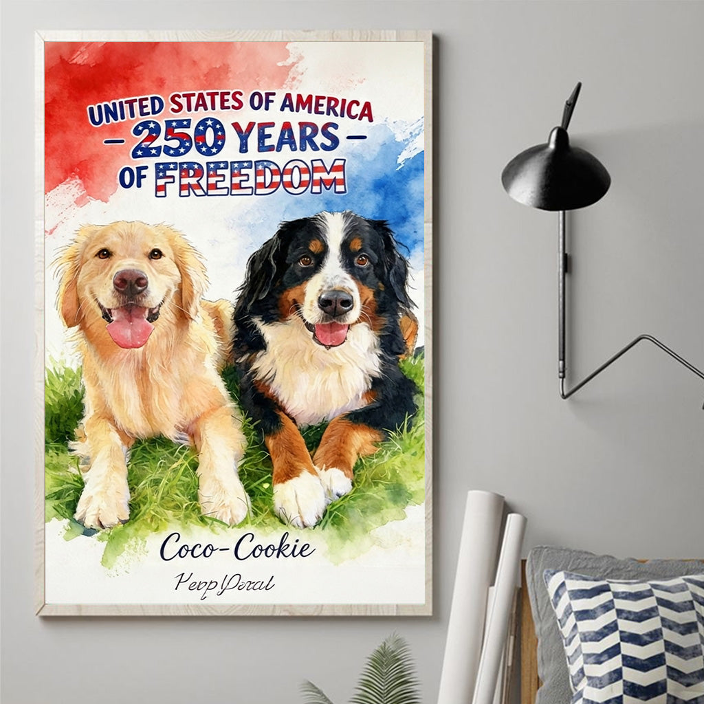 250e Anniversaire Avec Animaux - Toile Et Affiche Personnalisées
