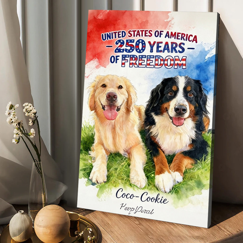 250e Anniversaire Avec Animaux - Toile Et Affiche Personnalisées