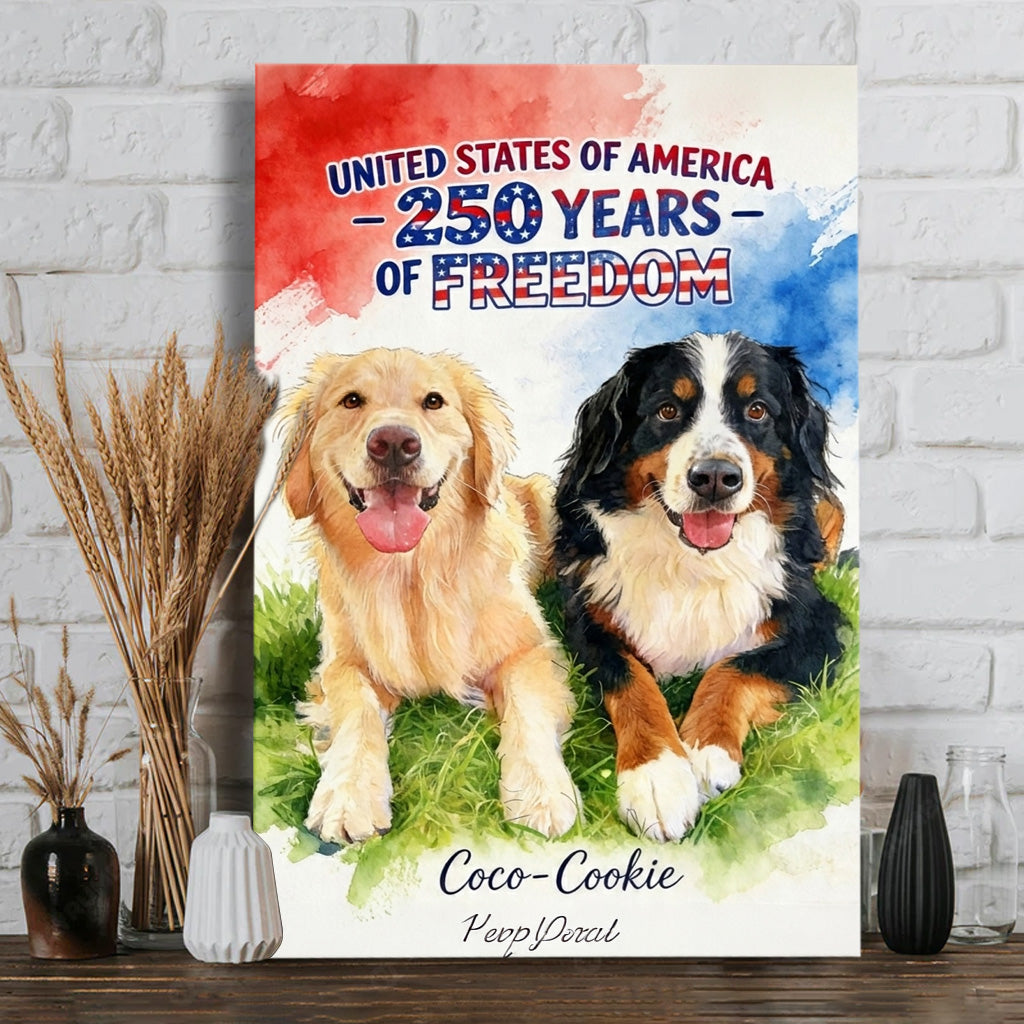 250e Anniversaire Avec Animaux - Toile Et Affiche Personnalisées