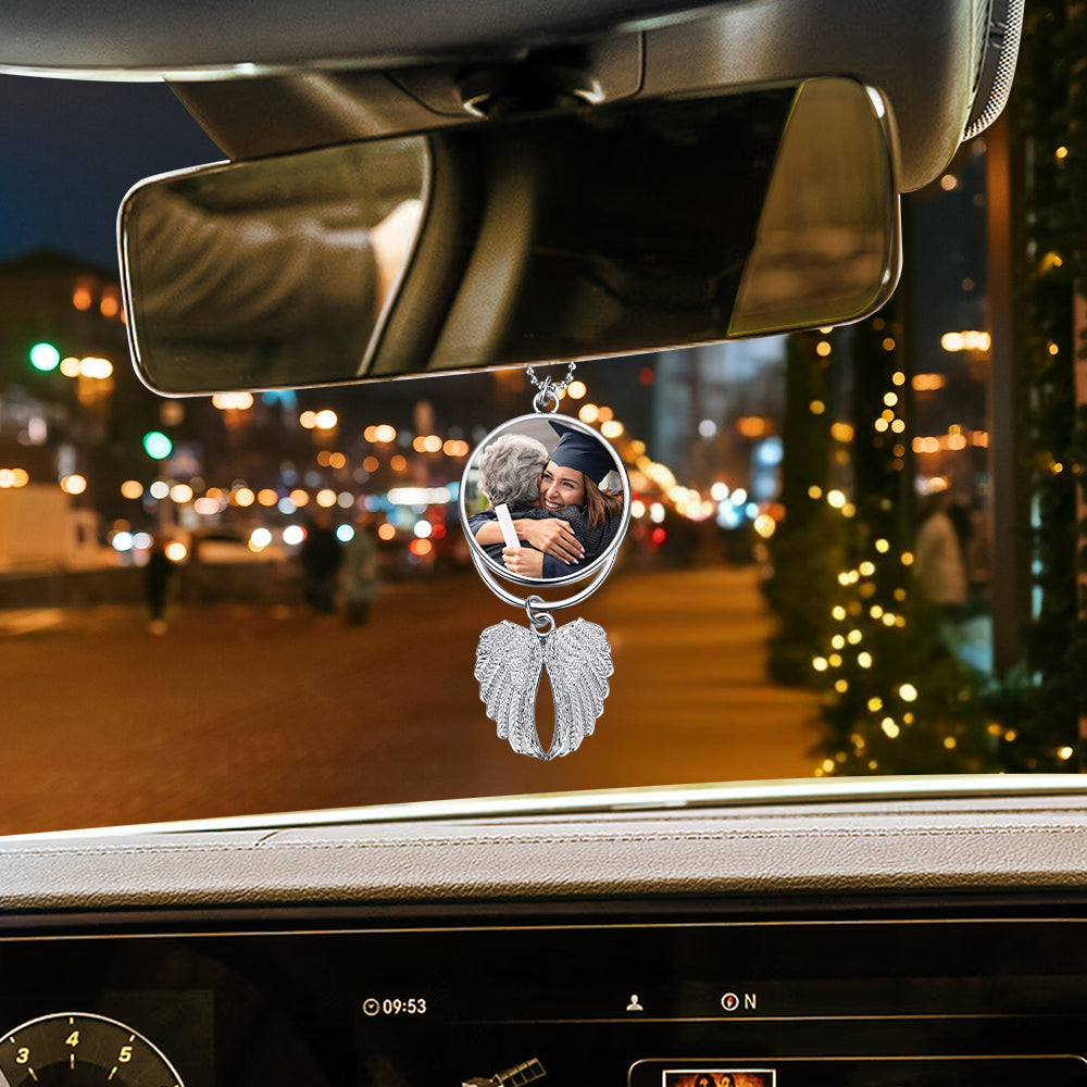 Joyeuse remise de diplôme ! Ornement d'ailes de remise de diplôme personnalisé