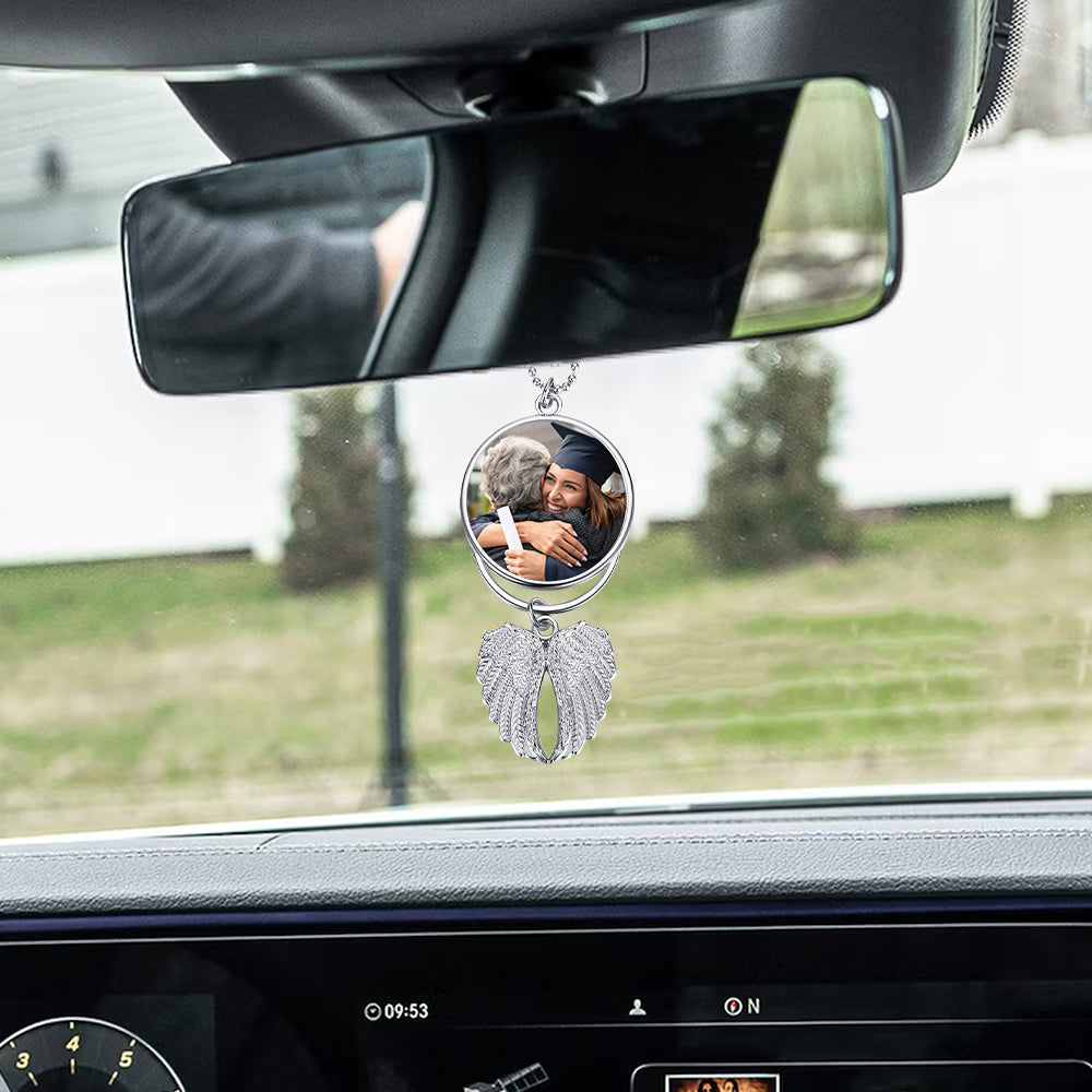 Joyeuse remise de diplôme ! Ornement d'ailes de remise de diplôme personnalisé