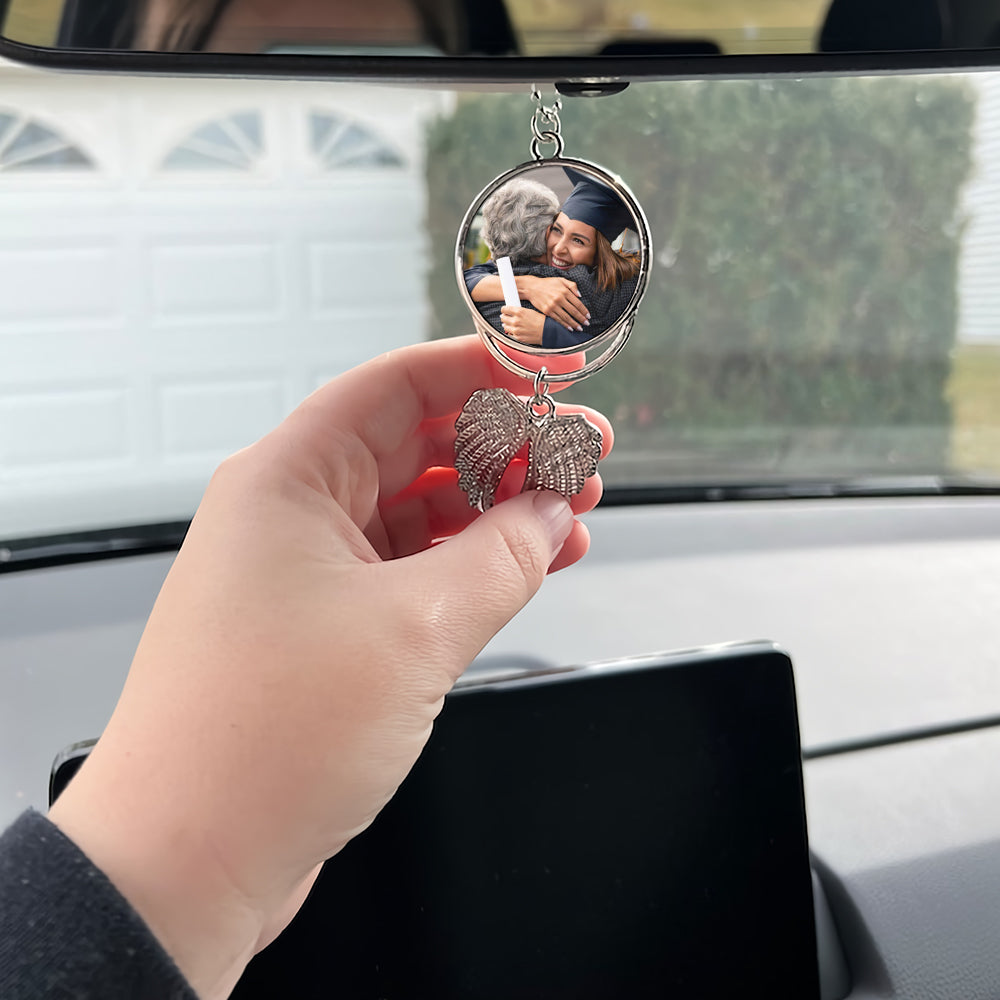 Joyeuse remise de diplôme ! Ornement d'ailes de remise de diplôme personnalisé