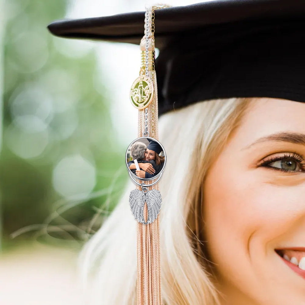 Joyeuse remise de diplôme ! Ornement d'ailes de remise de diplôme personnalisé