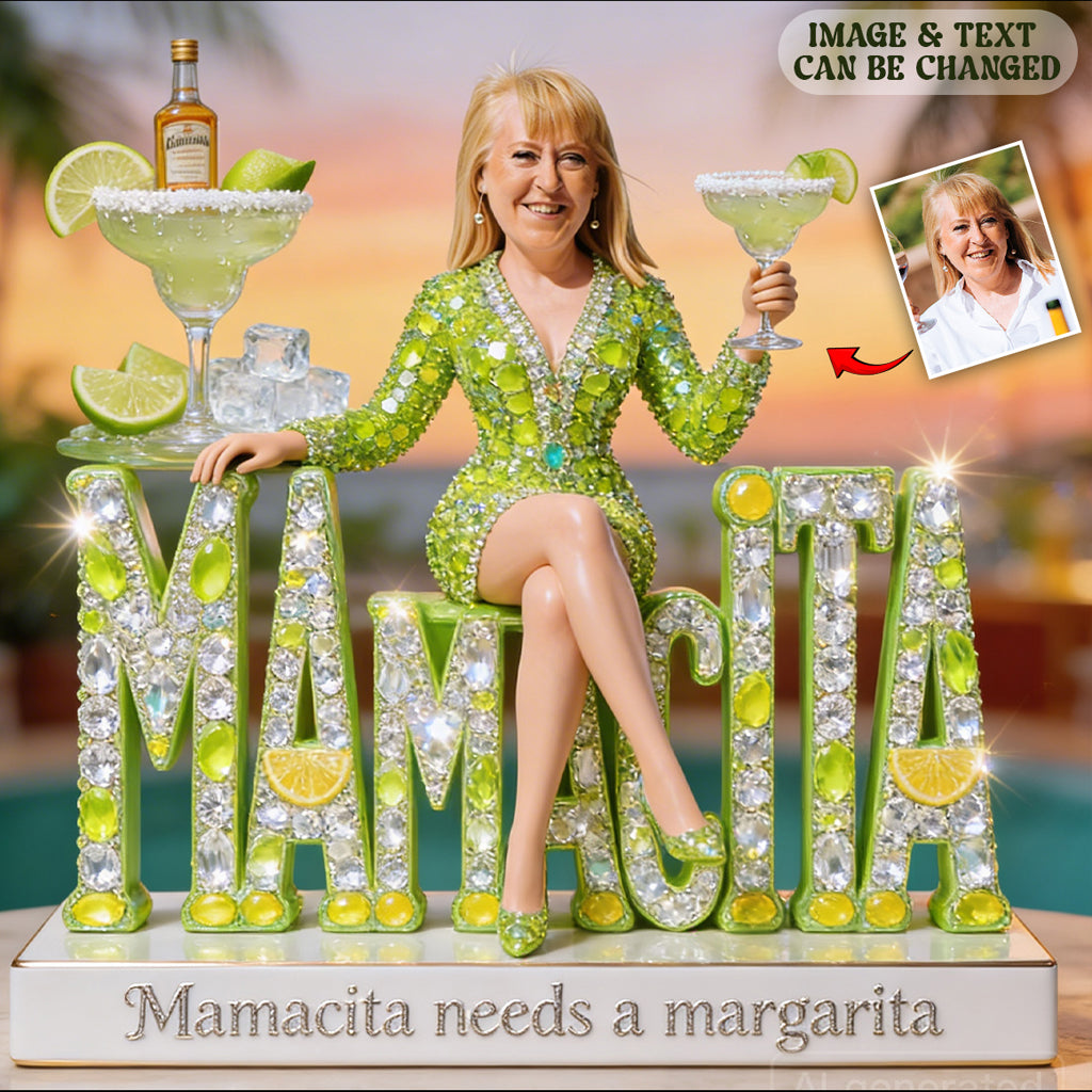 Cadeau pour Amateurs de Cocktails, Amateurs de Margaritas - Plaque Acrylique Personnalisée