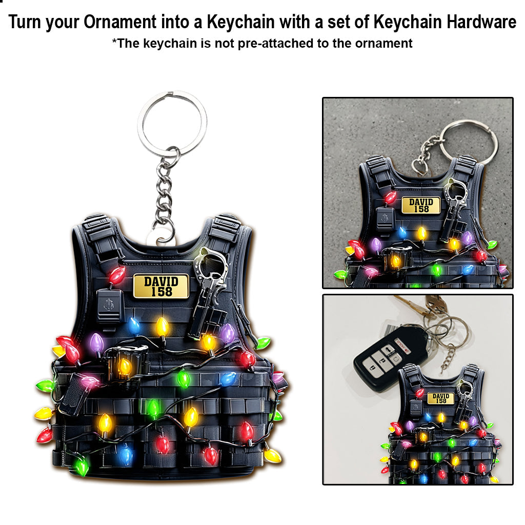 Protect Holiday - Personalized Police Officer Ornament