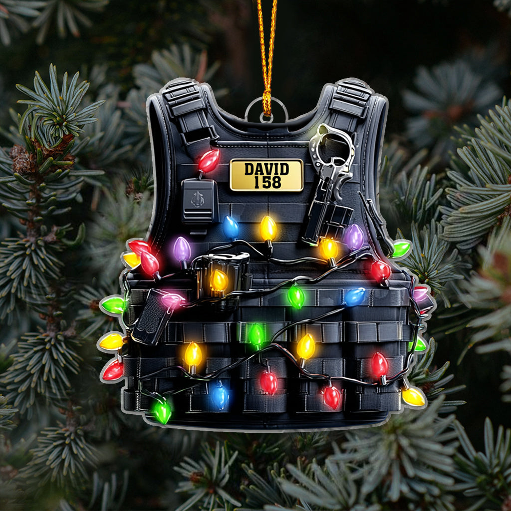 Protect Holiday - Personalized Police Officer Ornament
