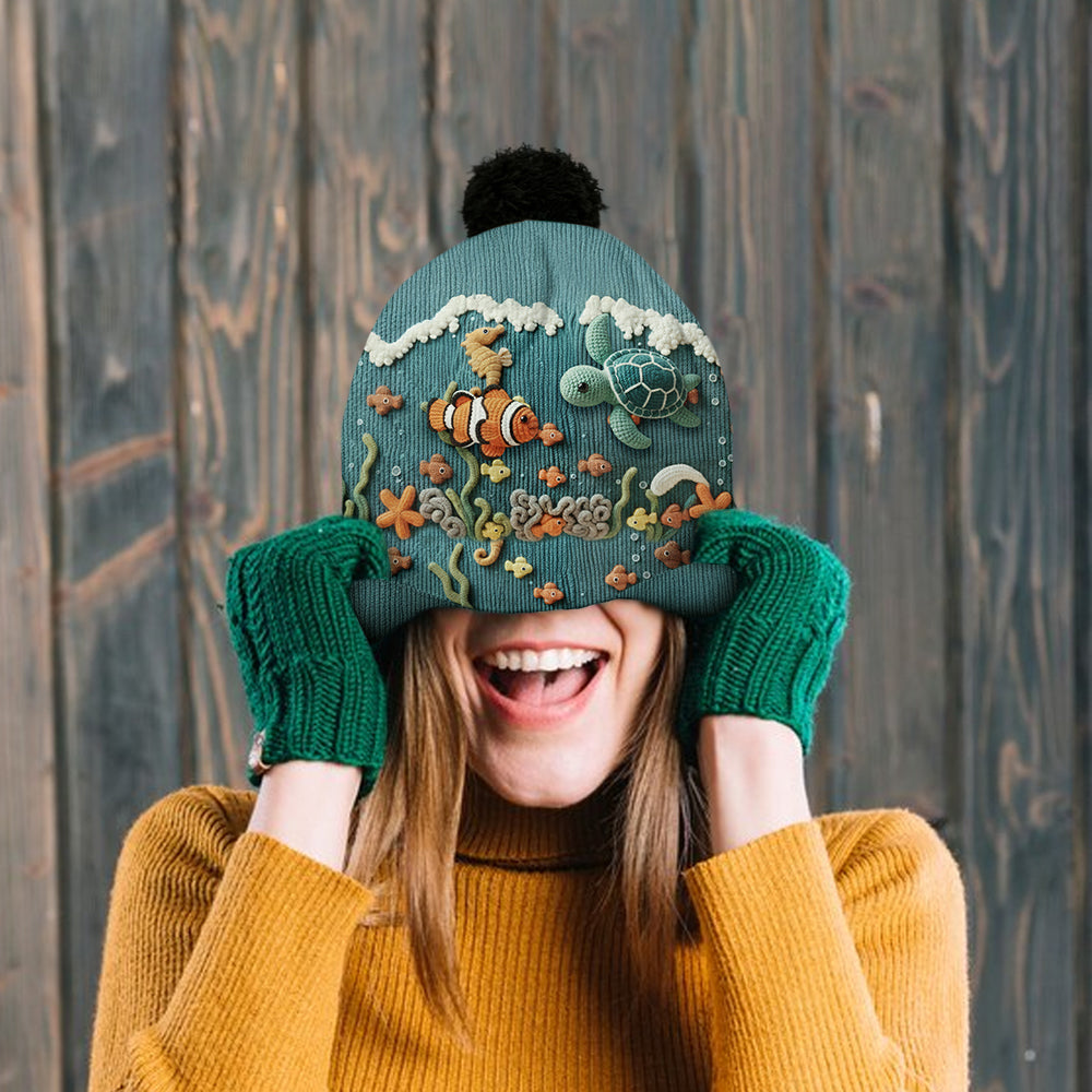 Amoureux de la mer, tortue - Bonnet tortue personnalisé