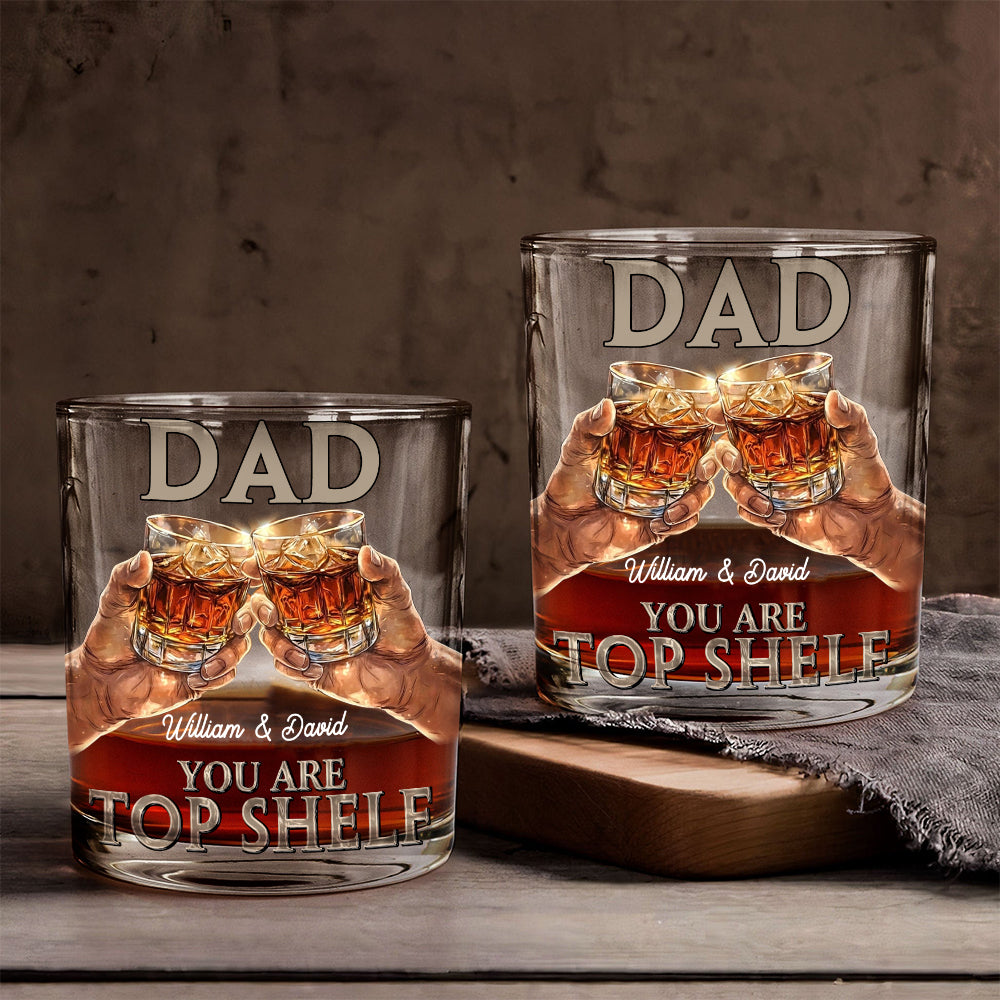 Papa, tu es exceptionnel - Verre à whisky personnalisé pour papa
