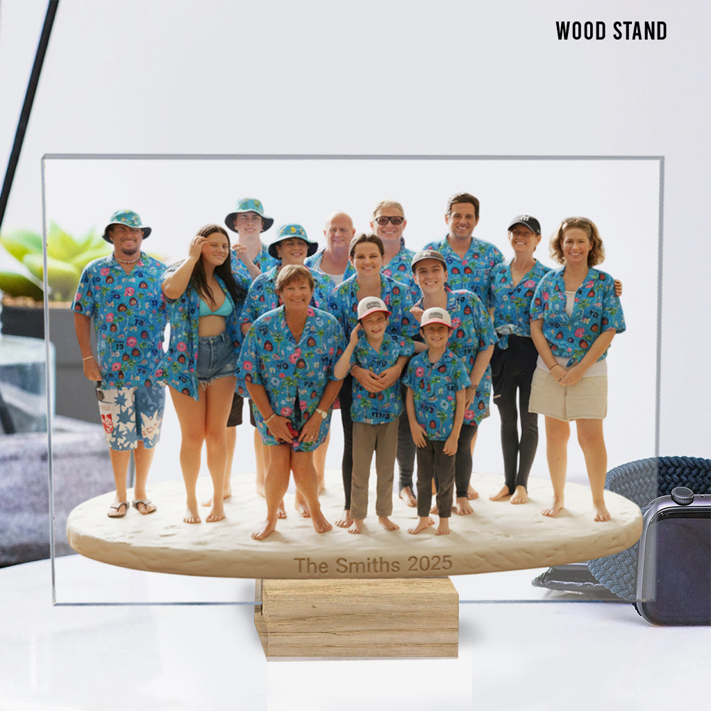 Custom From Any Photo - Personalized Family Custom Shaped Acrylic Plaque