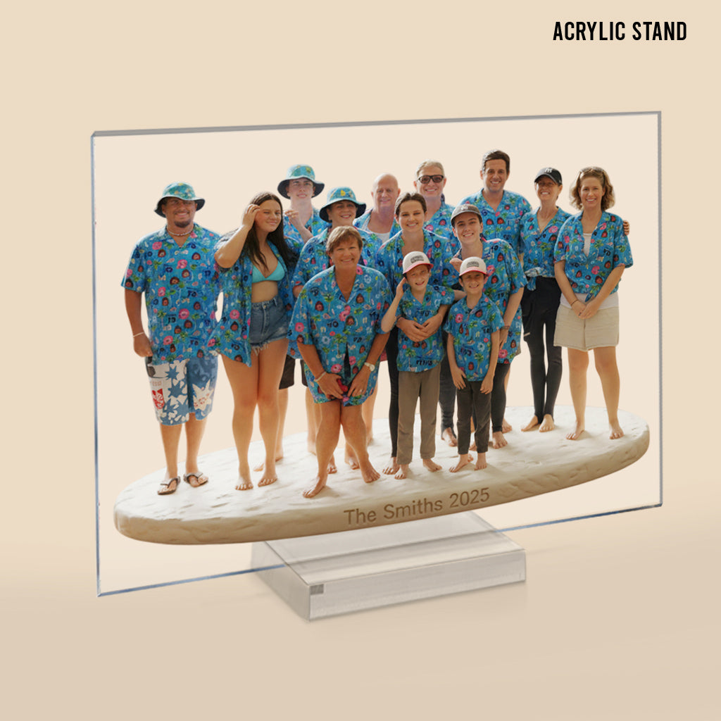 Custom From Any Photo - Personalized Family Custom Shaped Acrylic Plaque