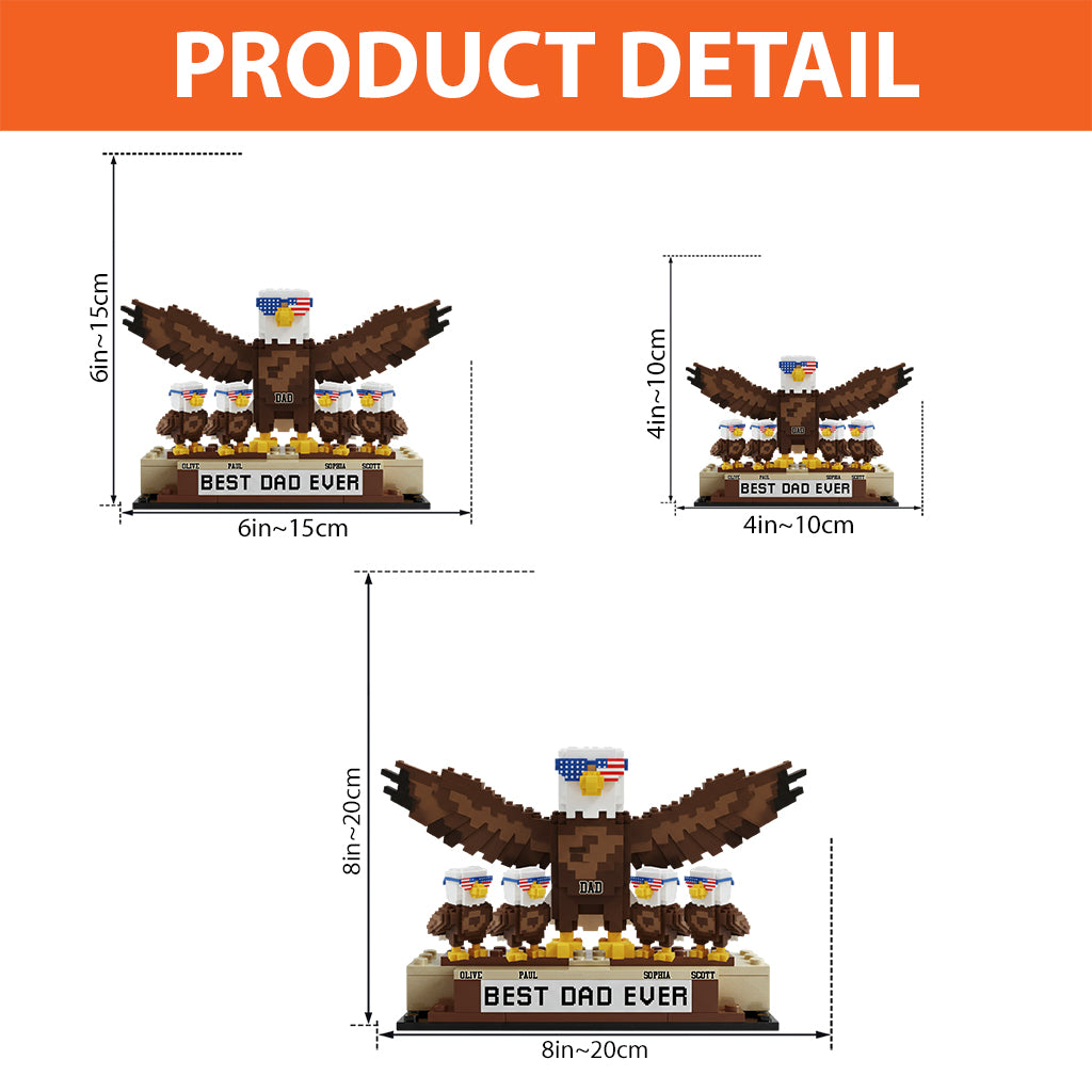 Meilleur papa du monde - Plaque acrylique personnalisée « Papa » en forme de papa