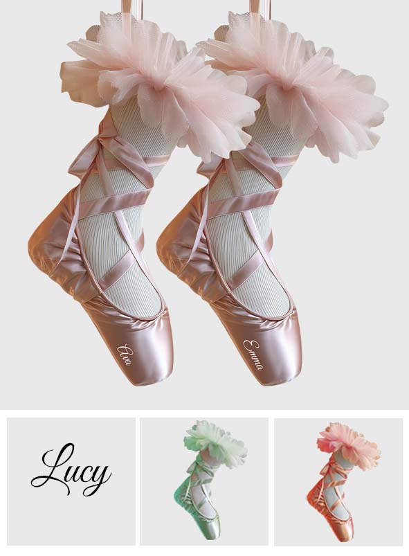 Cadeau idéal pour les passionnés de ballet - Chaussette de Noël personnalisée en forme de ballerine