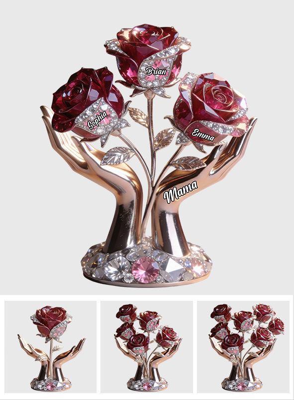 Mom Grandma Gifts - Personalized Mother Custom Shaped Acrylic Plaque