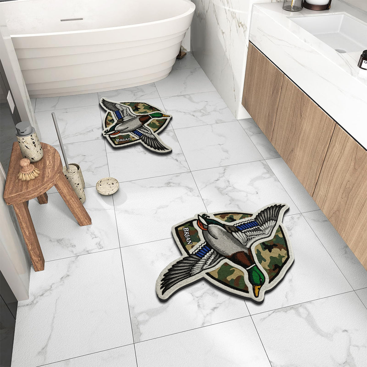 Passionné de chasse - Tapis de chasse antidérapant personnalisé