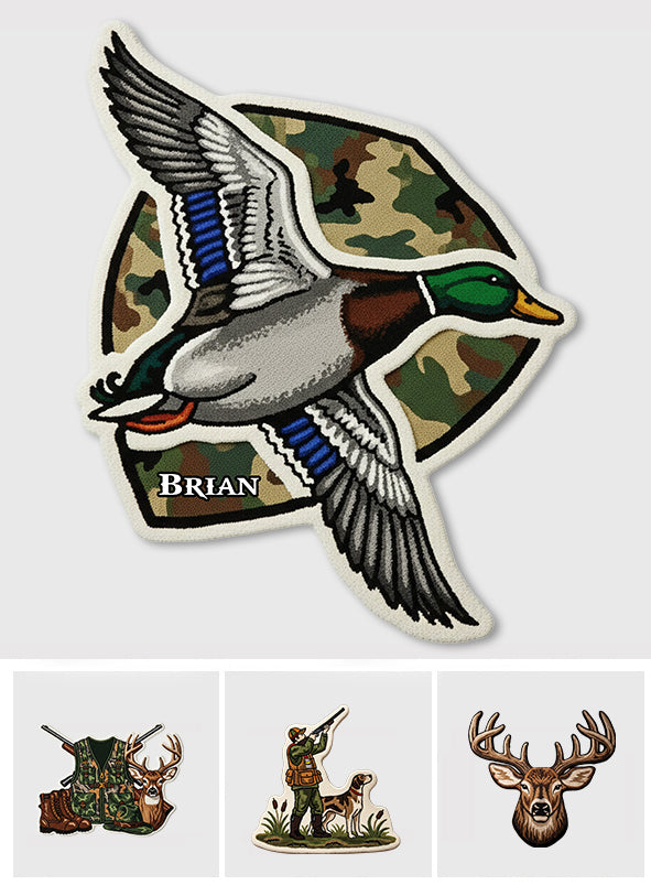 Passionné de chasse - Tapis de chasse antidérapant personnalisé