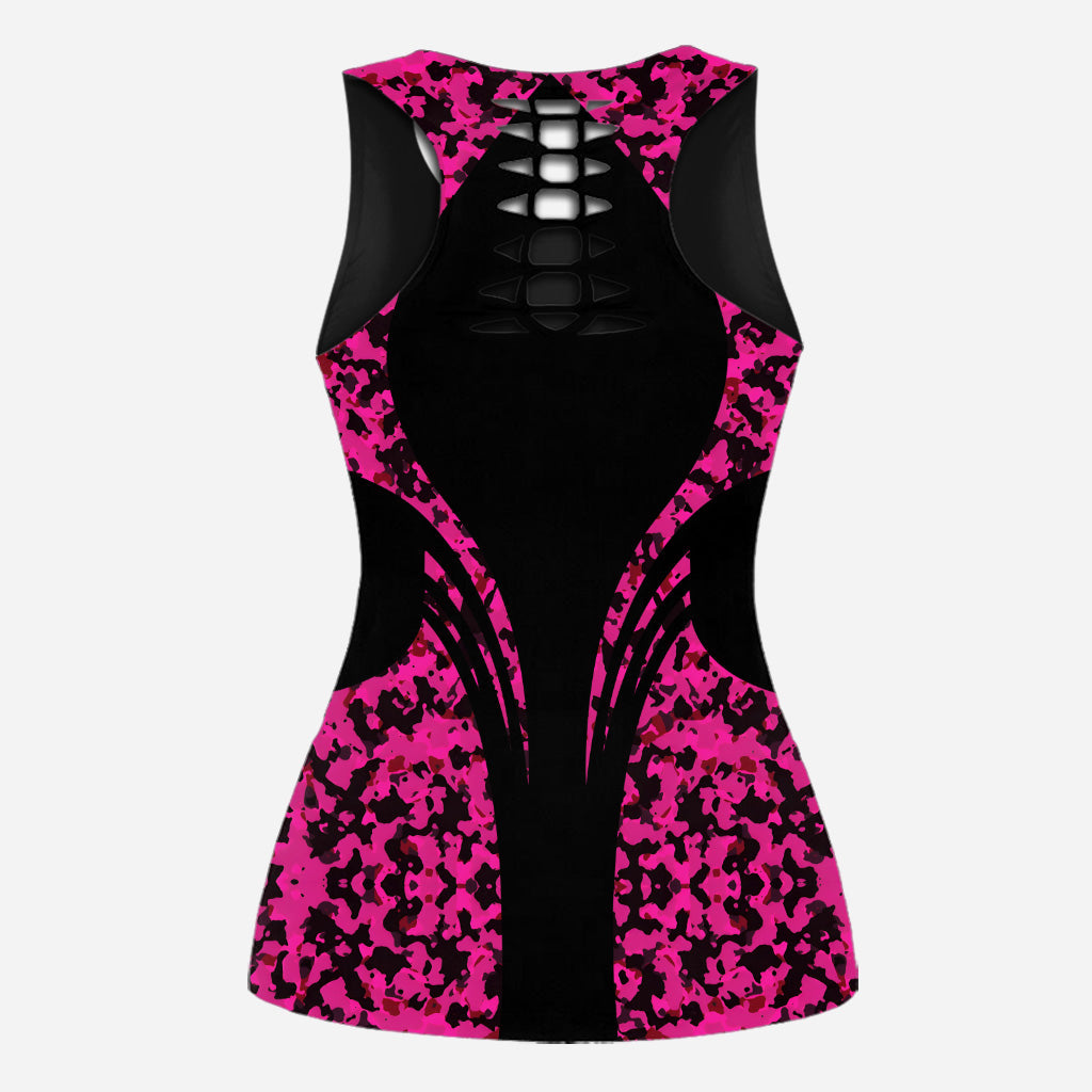 Dirt Girls - Débardeur et legging ajourés personnalisés pour moto cross