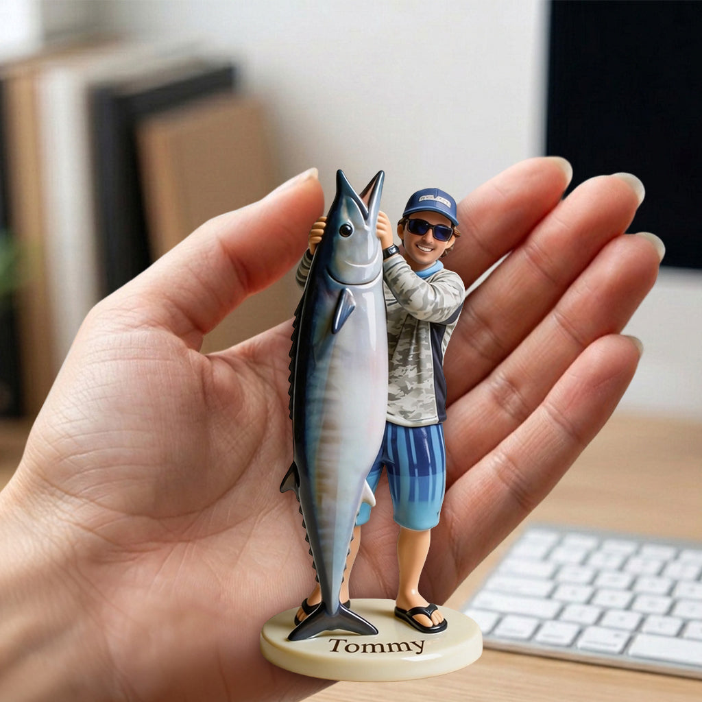Figurine 3D Personnalisée Réelle à Partir de n'importe quelle Photo - Figurine de Pêche Premium 3D