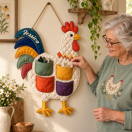 Amour du Poulet - Organisateur Suspendu Personnalisé