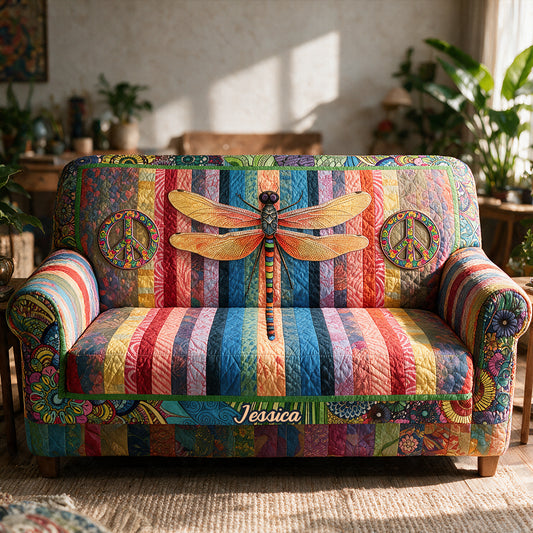 Hippie Souls - Housse de canapé/sofa matelassée personnalisée
