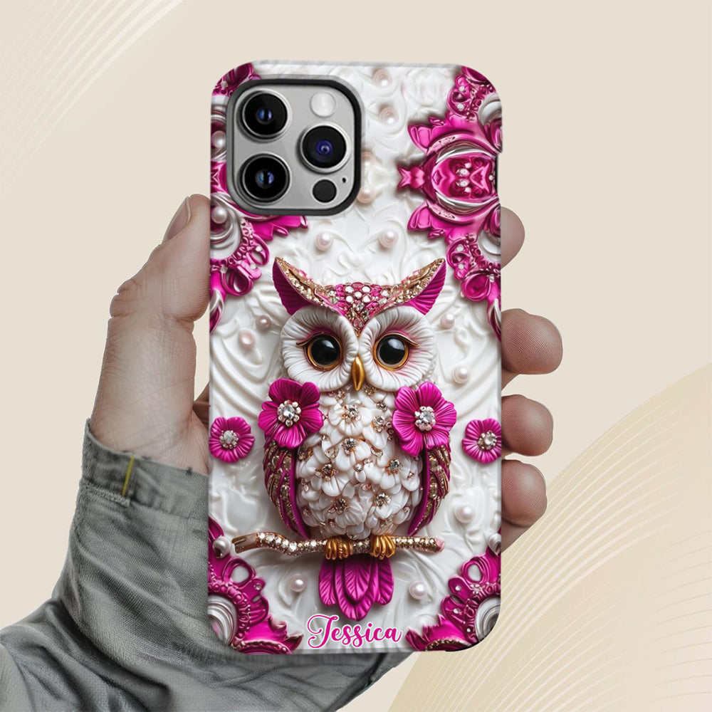 Magic Owl - Personalized Owl Full Print Phone Case