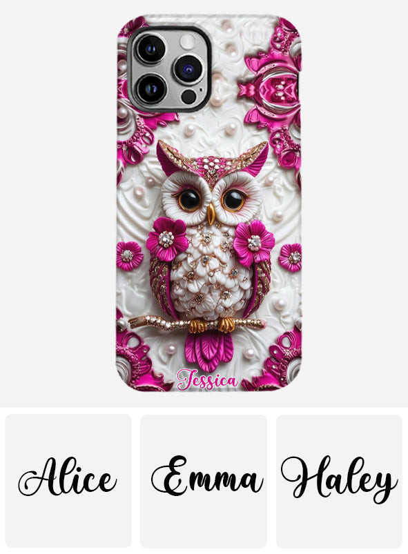 Magic Owl - Personalized Owl Full Print Phone Case