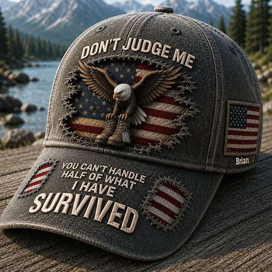 Cadeau pour vétéran - Casquette classique personnalisée