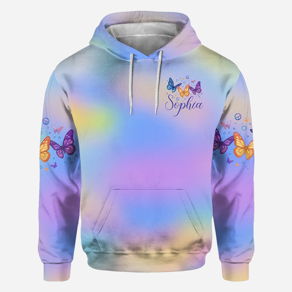 Fath Hope Love - Personalized Butterfly All Over Shirt