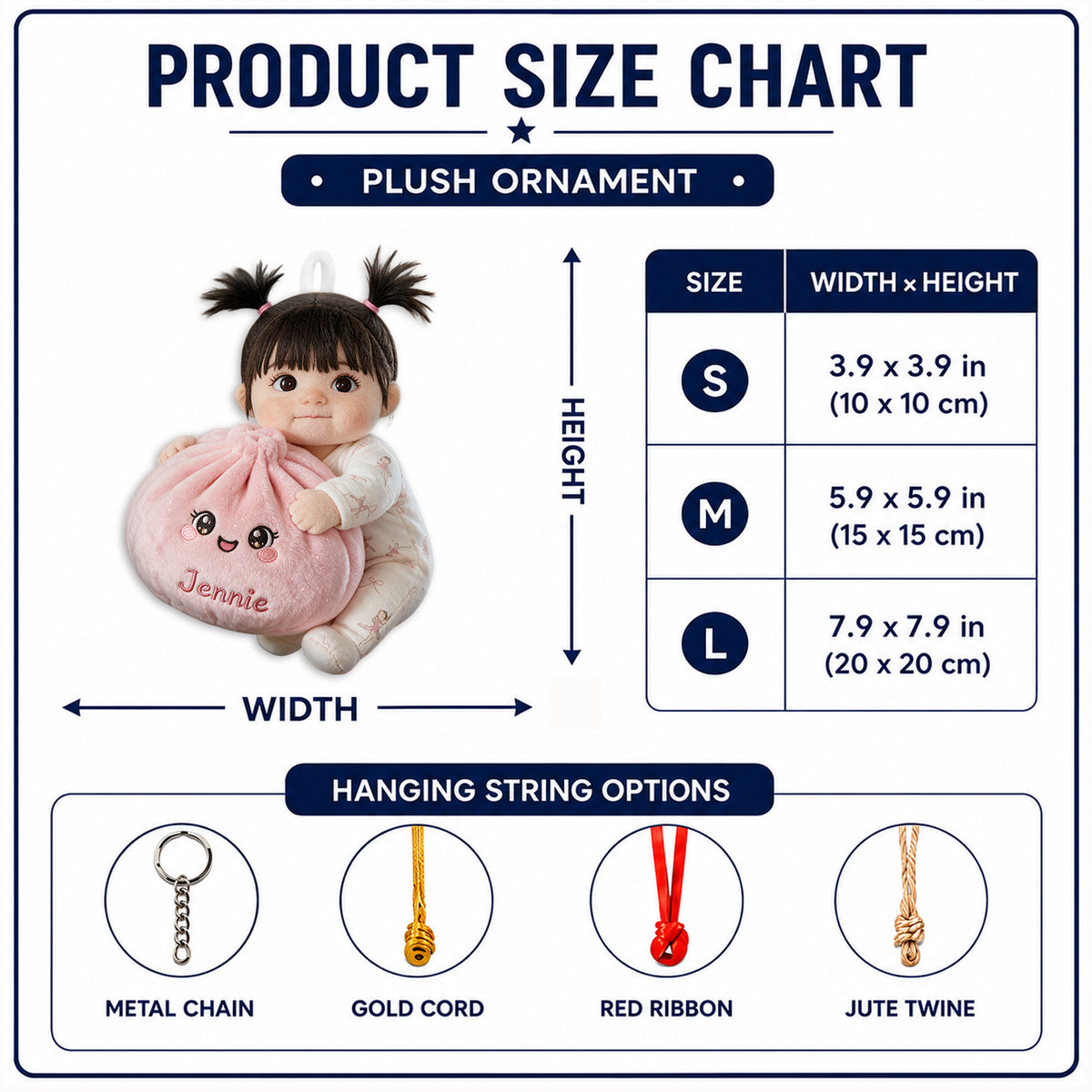 Mini Me Dumpling - Personalized Kid Plush Ornament