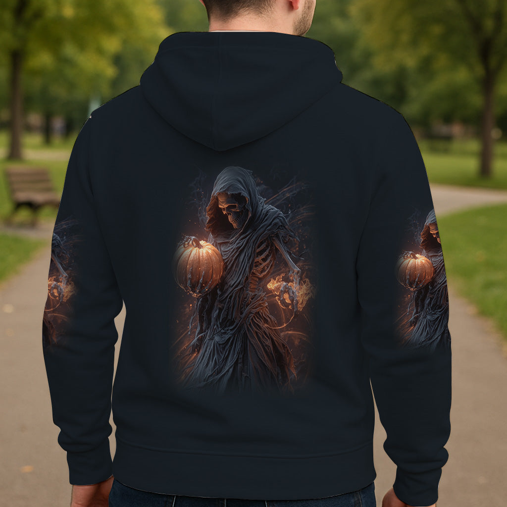 T-shirt personnalisé à motif crâne lumineux - T-shirt à motif crâne intégral