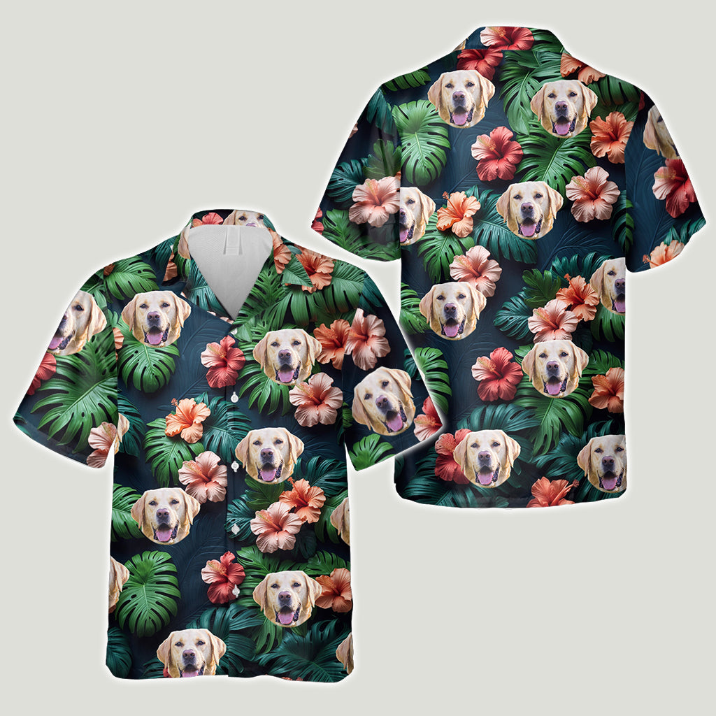 Chemise hawaïenne personnalisée pour chien - Été
