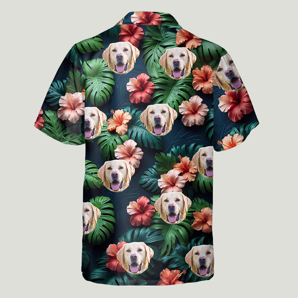 Chemise hawaïenne personnalisée pour chien - Été