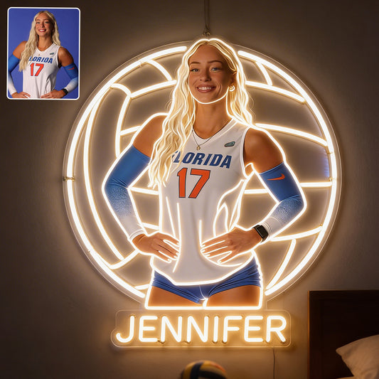 Tout Sport - Panneau en Acrylique LED Personnalisé pour Volleyball