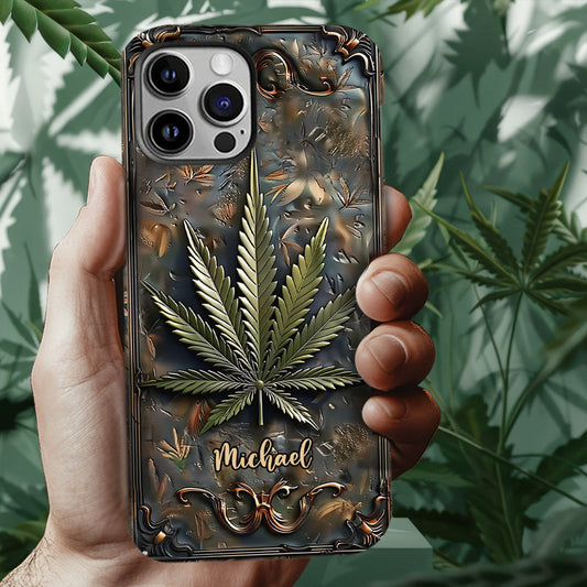 High Life - Personalized Weed Full Print Phone Case