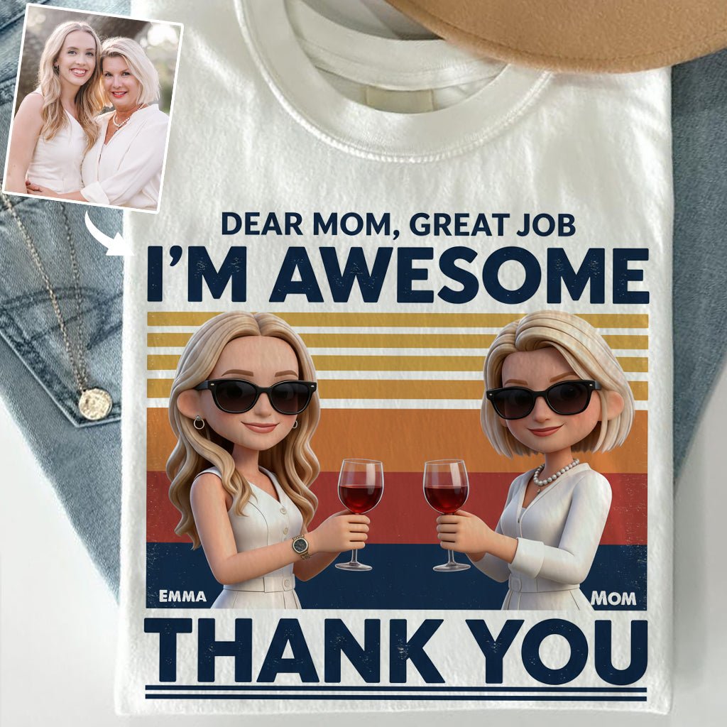 Dear Mom, Thank You - Personalized Mother T-shirt And Hoodie