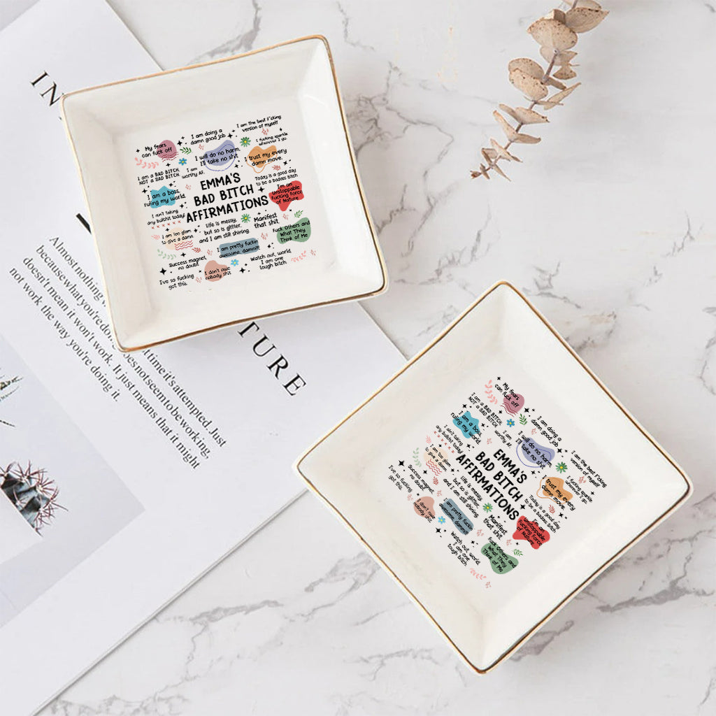 Affirmations personnelles - Porte-bijoux familial personnalisé