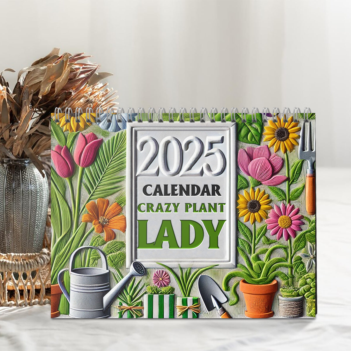 Calendrier pour les passionnés de jardinage - Calendrier mural et de bureau personnalisé pour le jardinage