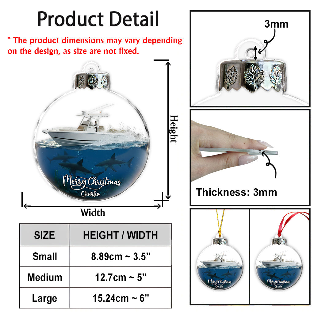 Love Boating - Personalized Boating Ornament