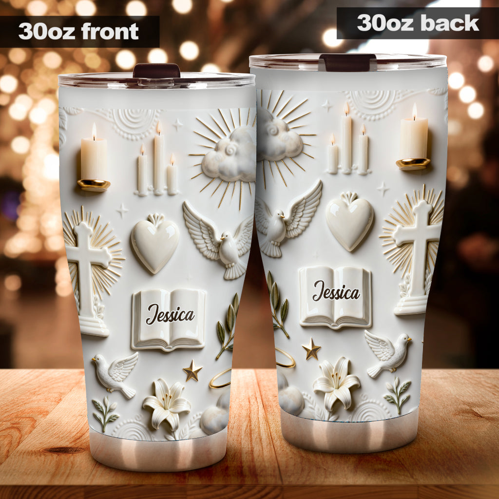 La foi plutôt que la peur - Gobelet chrétien personnalisé