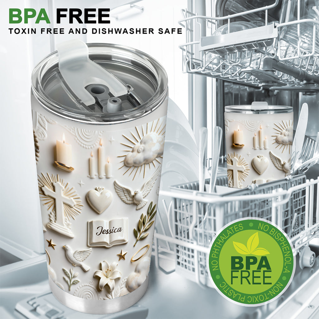 La foi plutôt que la peur - Gobelet chrétien personnalisé