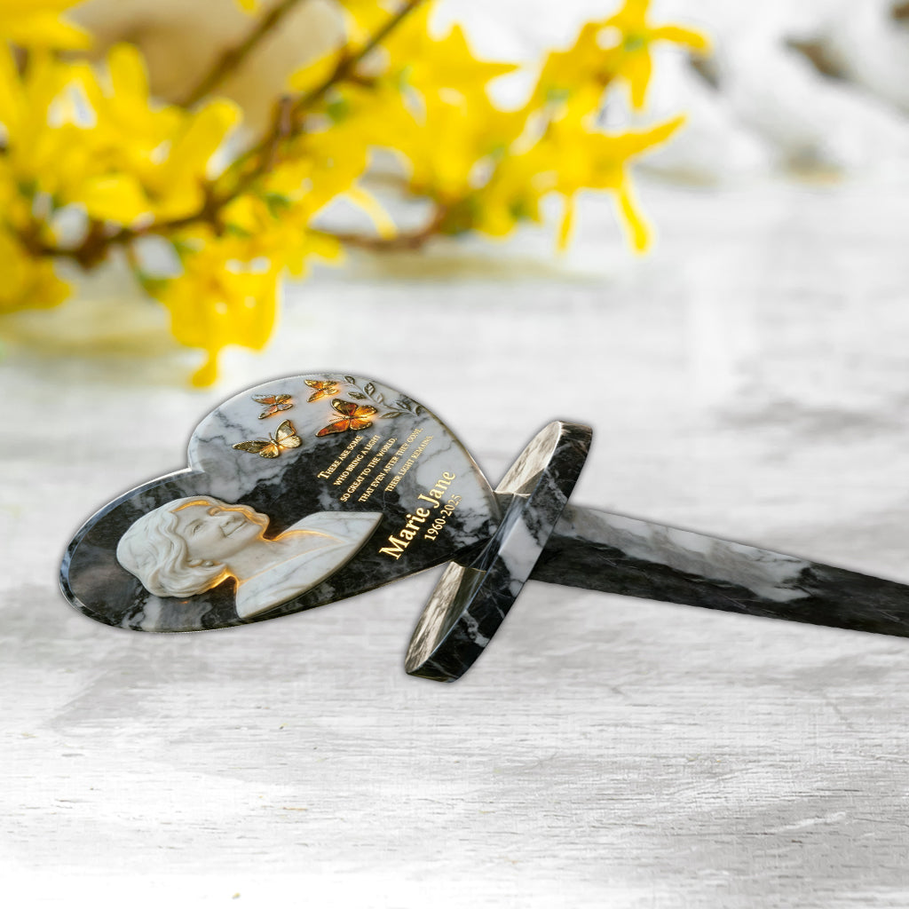 Comment vivre sans toi - Plaque commémorative personnalisée en acrylique pour jardin