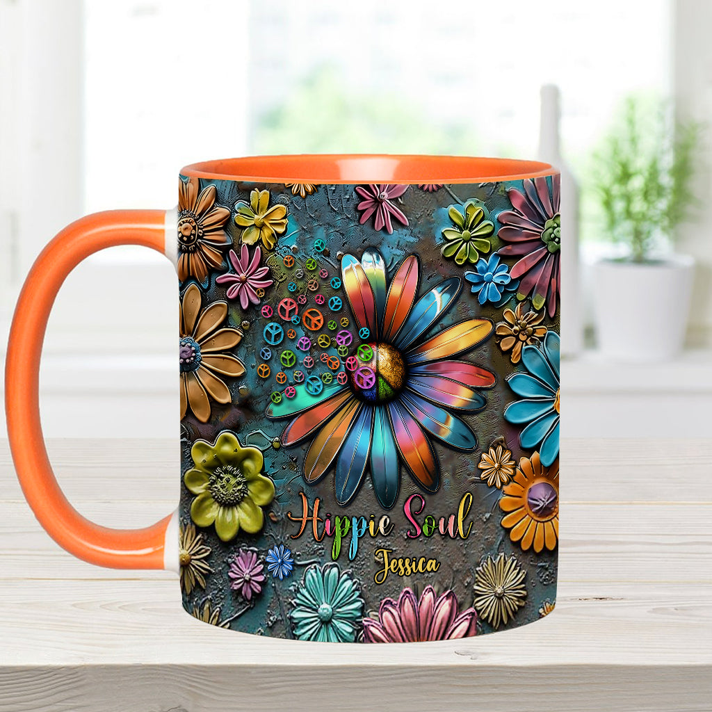 Hippie Soul - Personalized Hippie Accent Mug