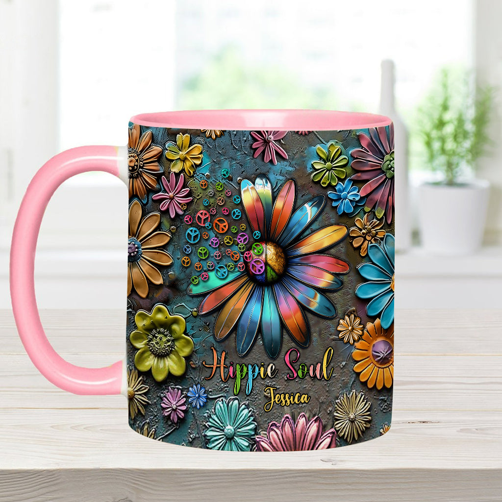 Hippie Soul - Personalized Hippie Accent Mug