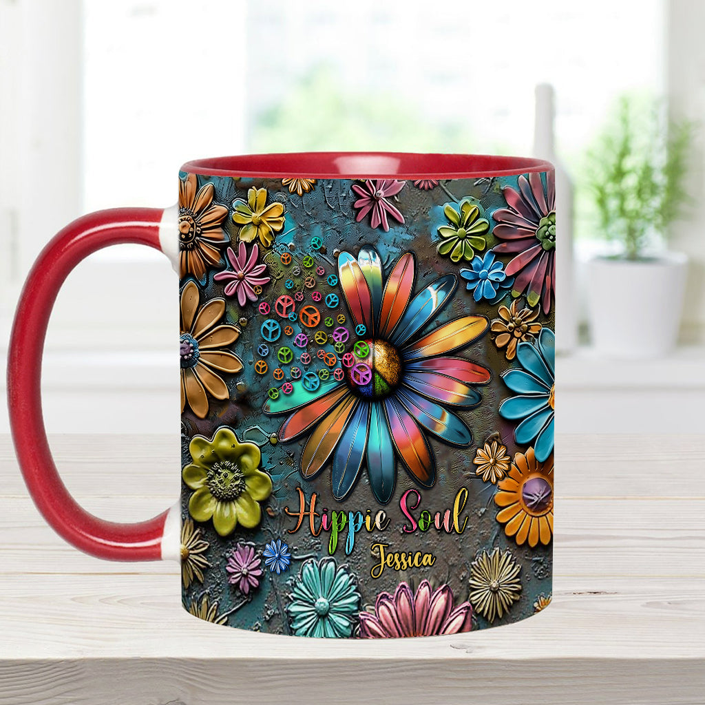 Hippie Soul - Personalized Hippie Accent Mug