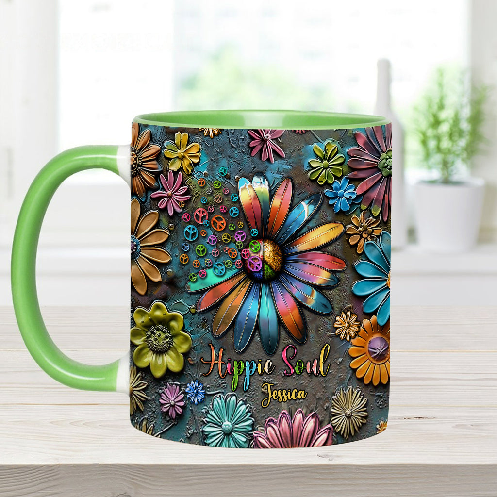 Hippie Soul - Personalized Hippie Accent Mug