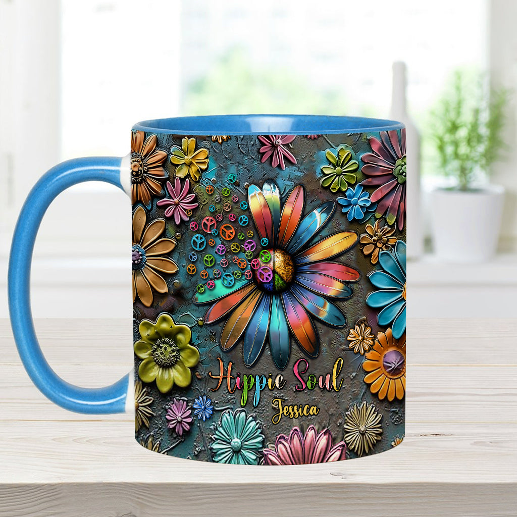 Hippie Soul - Personalized Hippie Accent Mug