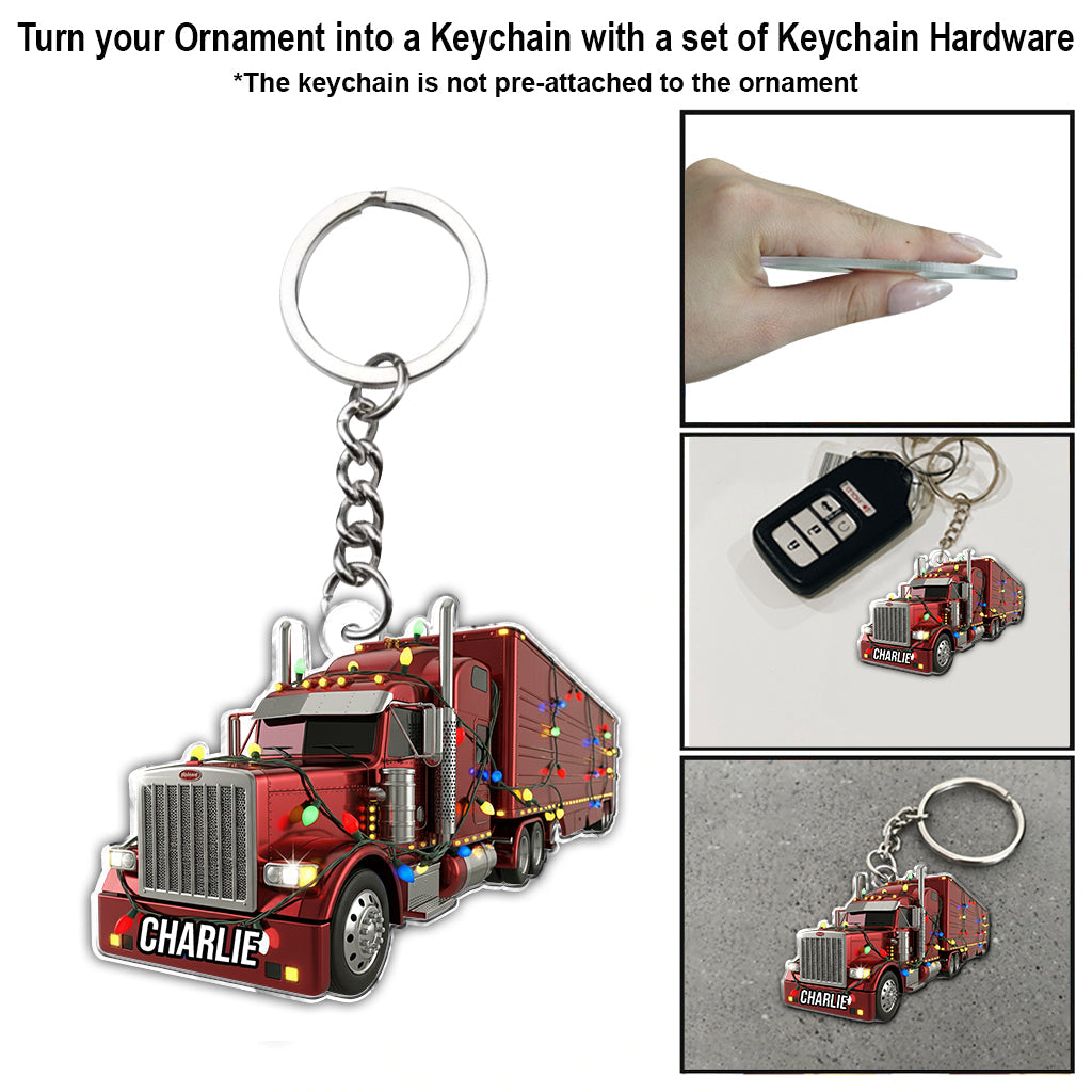 Chauffeur routier - Ornement personnalisé pour camionneur