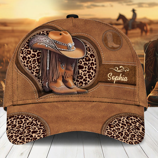 Bottes de cowgirl - Casquette de cowgirl classique personnalisée