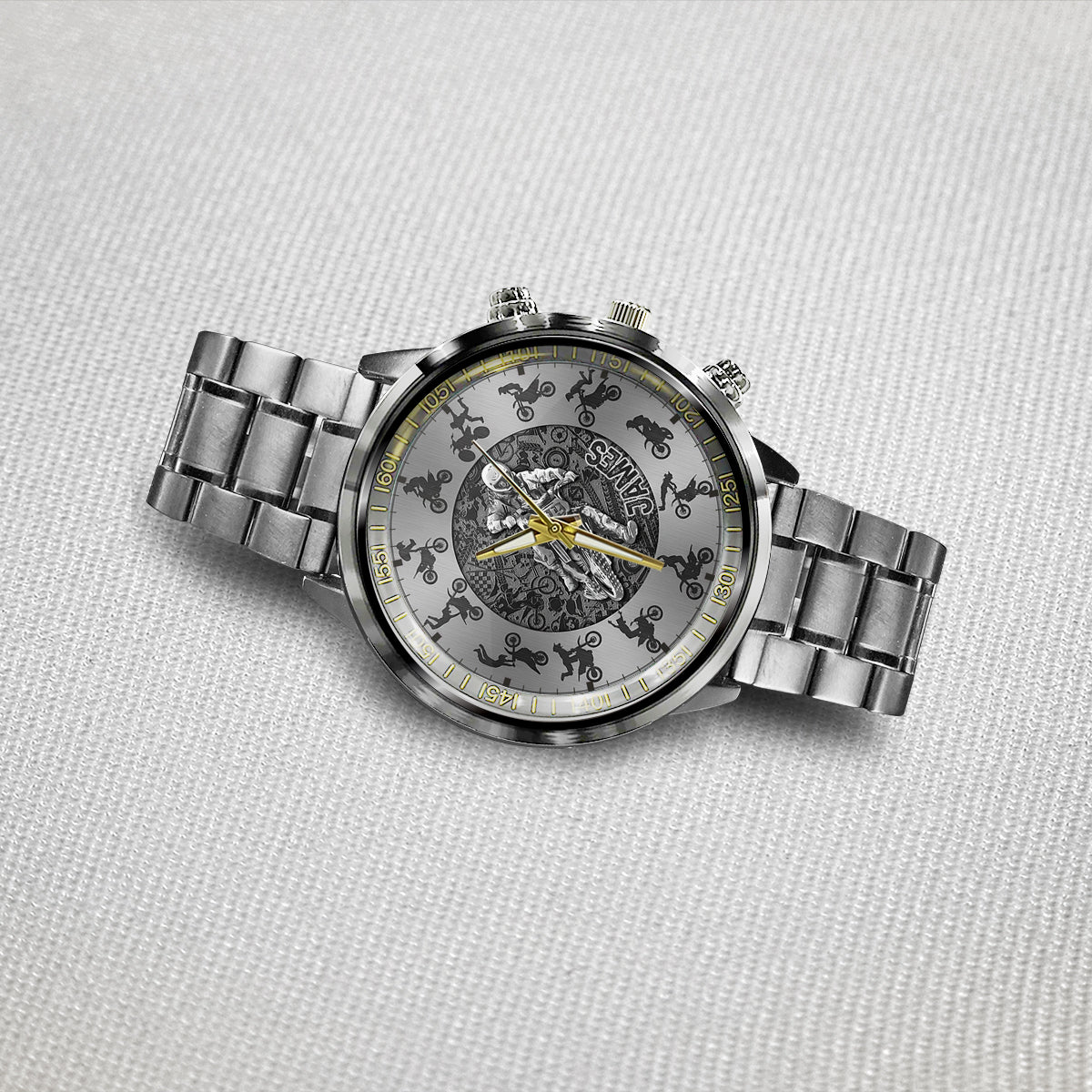 Montre moto personnalisée Cool Biker - Montre-bracelet moto cross