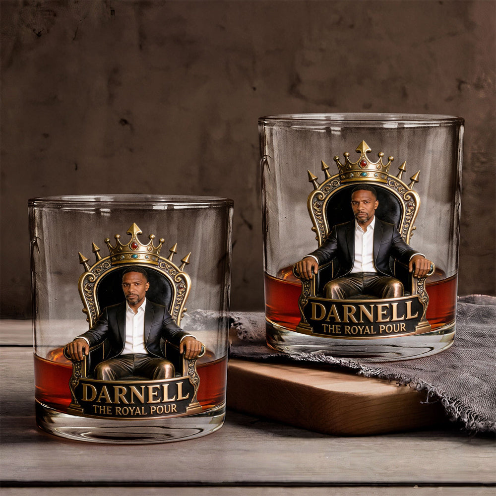 Cadeau Royal pour la Fête des Pères - Verre à Whisky Personnalisé